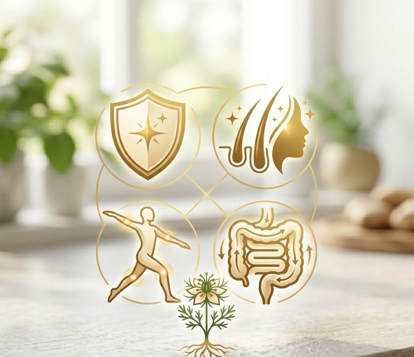 Bless Labs benefit icons
